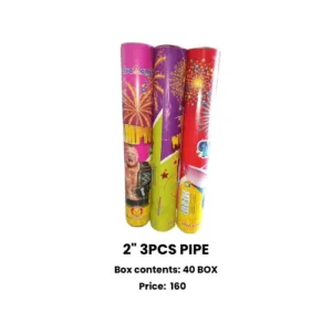 2 inch 3pcs pipe crackers Sivakasi