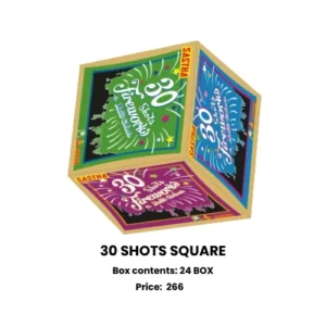 30 shots square fireworks Sivakasi