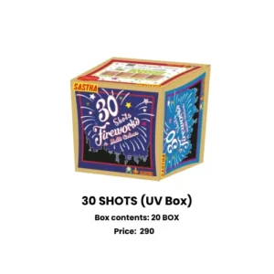 30 shots fireworks UV box Sivakasi