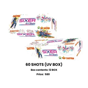 60 shots fireworks UV box Sivakasi