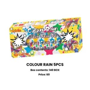 Colour rain fireworks 5pcs Sivakasi