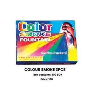 Colour smoke crackers 3pcs Sivakasi