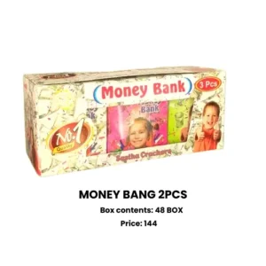 Money bang crackers 2pcs Sivakasi