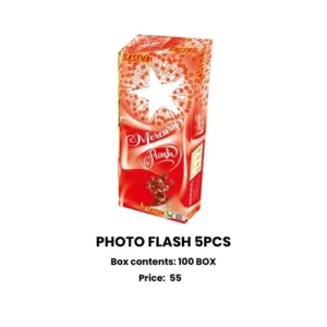 Photo flash fireworks 5pcs Sivakasi