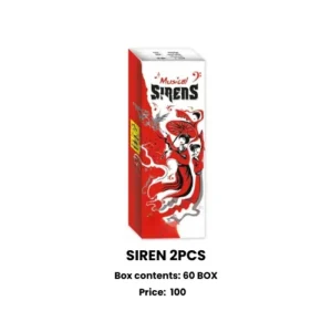 Siren crackers 2pcs Sivakasi