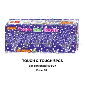 Touch and Touch fireworks 5pcs Sivakasi