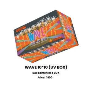 Wave 10x10 fireworks UV box Sivakasi