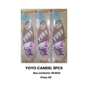 YoYo candle crackers 3pcs Sivakasi